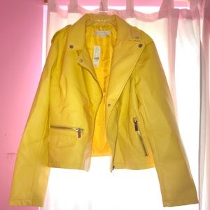 Yellow Moto Jacket!!! 💛💛💛